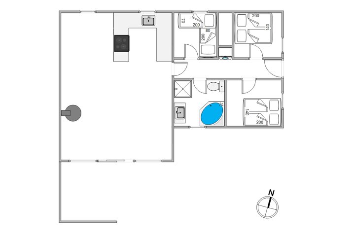 Ferienhaus ii1026 in Fyrrekrat 24, Søndervig - Bild #13